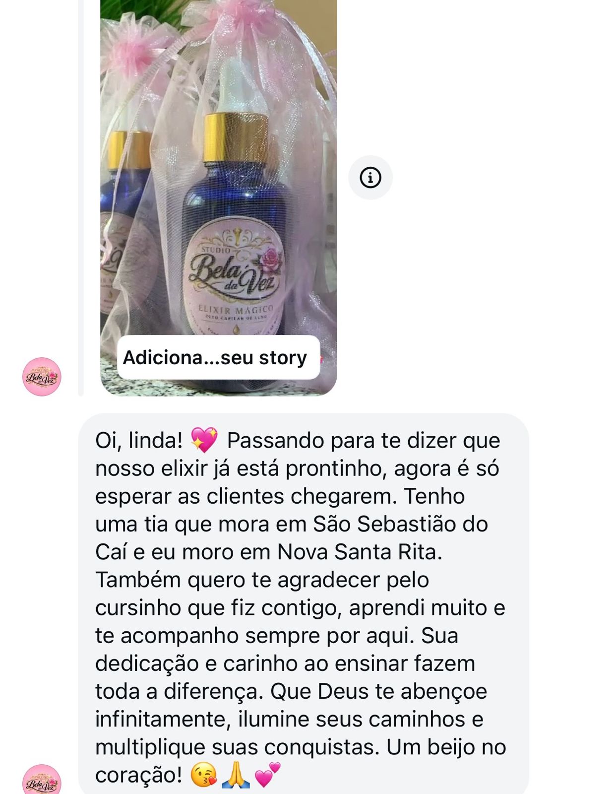 Depoimento de Studio Bela da Vez